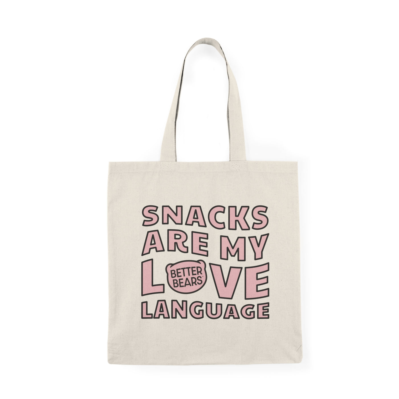 Snacks Are My Love Language Tote Bag - Limited Edition Valentines Day