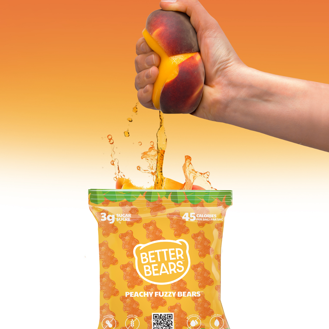 Snack Pack - Peachy Fuzzy Bears